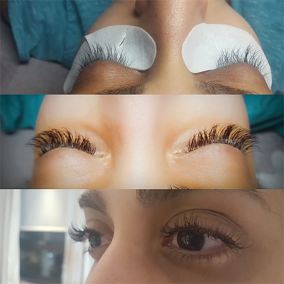 Eyelash Extensions Before & After