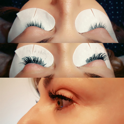 Eyelash Extensions Before & After
